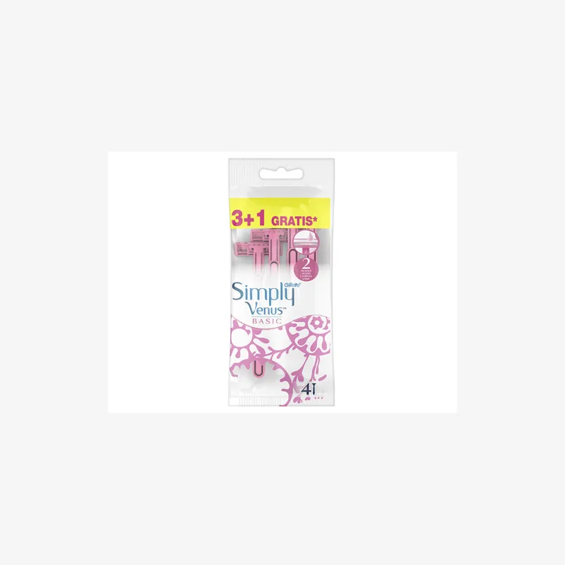 Gillette Simply Venus 2 Basic women's razors 3 + 1 free