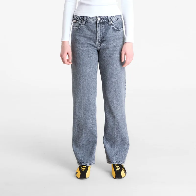 Τζιν Calvin Klein Jeans 90S Straight As Jeans Gray XXS/25
