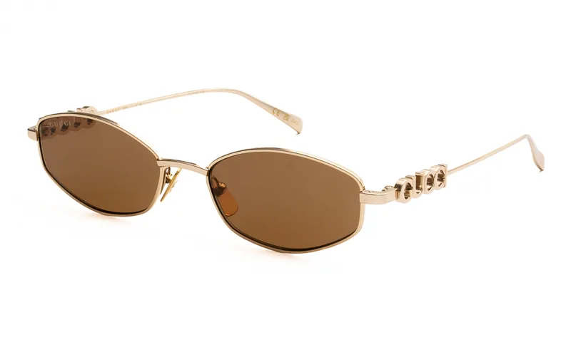 GUCCI ΓΥΑΛΙΑ ΗΛΙΟΥ GUCCI 1802S 005 5518 1802S Χρυσό