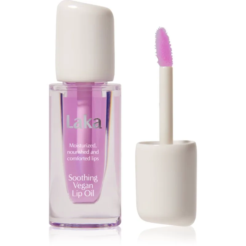 Laka Soothing Vegan Lip Oil Έλαιο για τα χείλη με καταπραϋντική δράση απόχρωση Calming Purple 4.5 ml