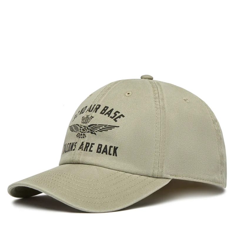 Καπέλο Jockey Aeronautica Militare 261HA1252UCT02476 Ανοιχτό πράσινο