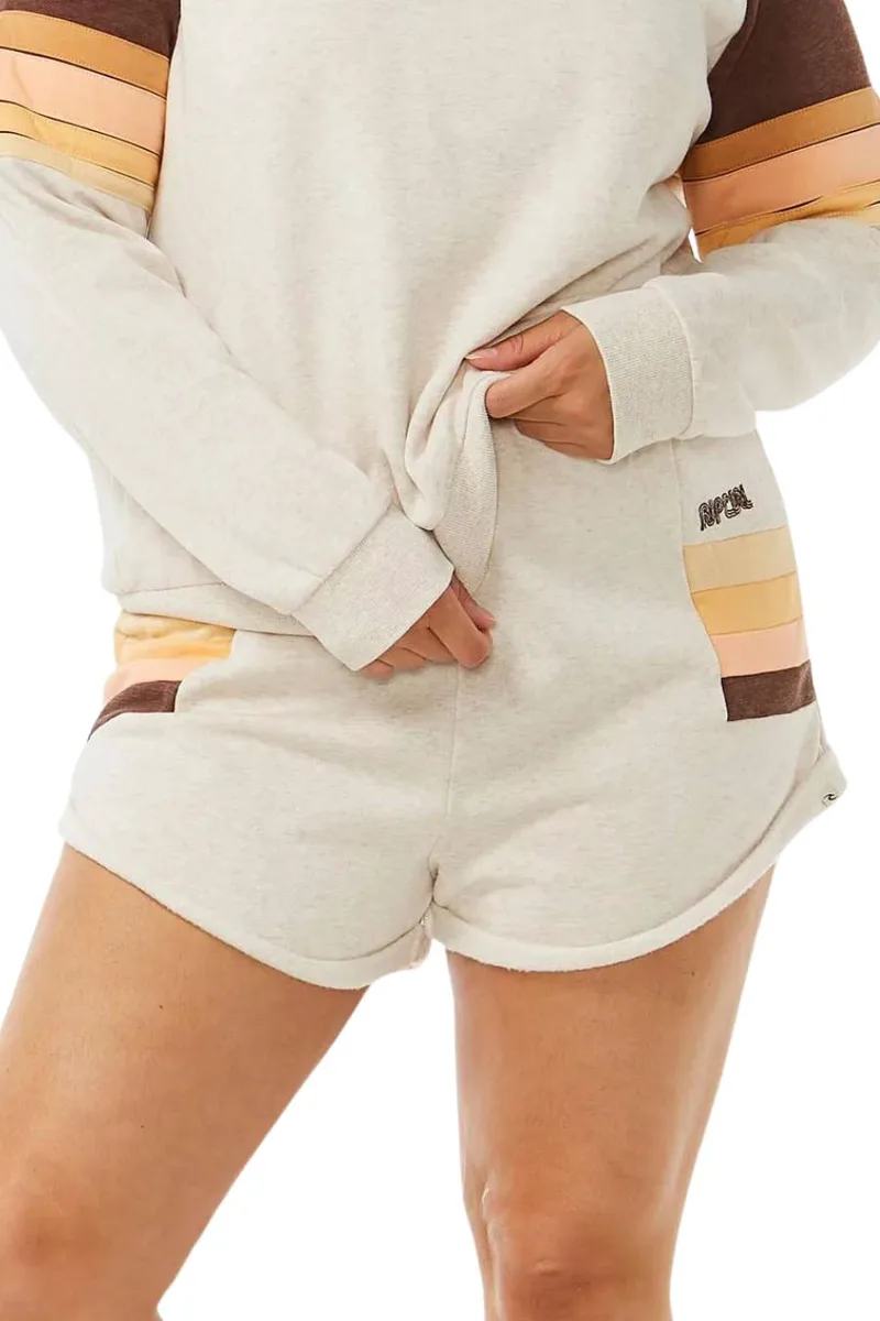 RIP CURL Σορτς-Βερμούδες BLOCK PARTY TRACK SHORT - OFF WHITE-02KWWS
