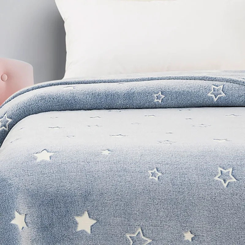 Κουβέρτα Fleece Αγκαλιάς 80X90 Sunshine Stars Blue (80x90)