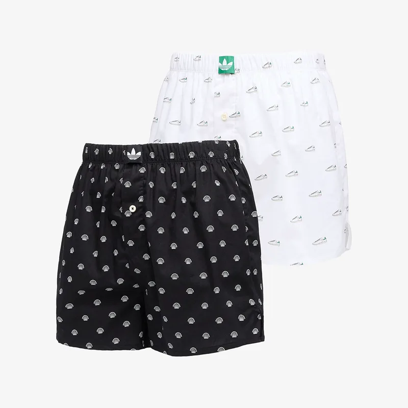 Μποξερ adidas Woven Boxer 2-Pack Black/ White XL