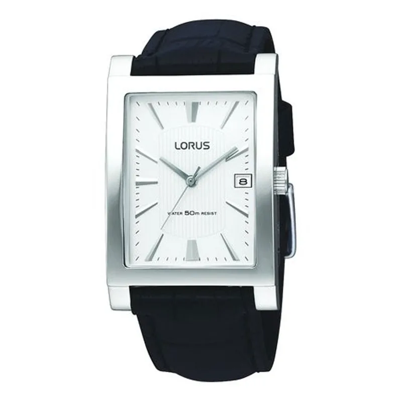 LORUS Βlack Leather Strap RXD65EX-9