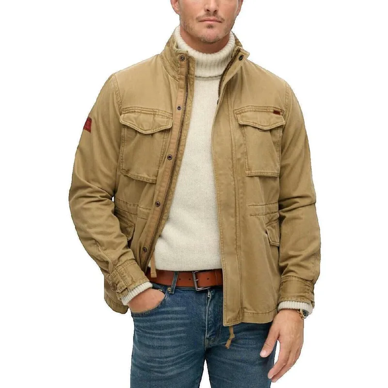 Μπουφάν Superdry Blouson Rookie Military Jacket marron
