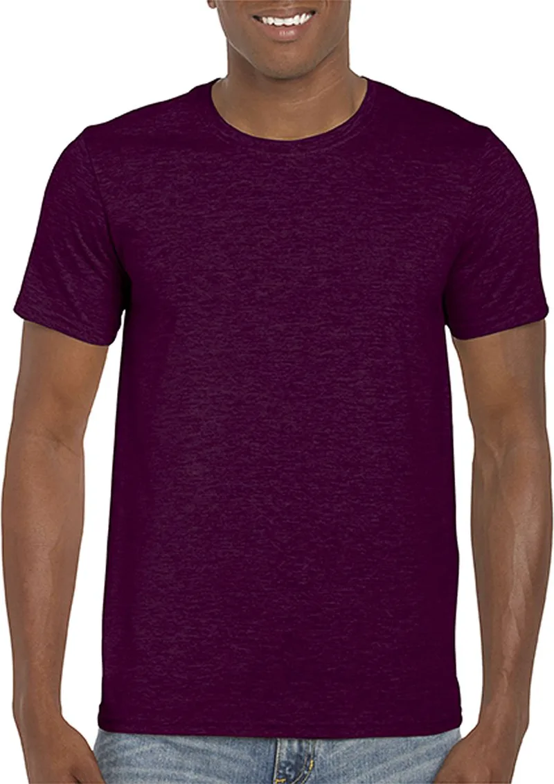 T-Shirt Softstyle 64000 Gildan Maroon