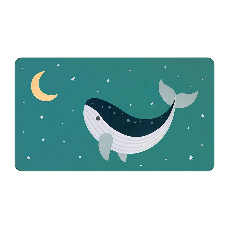 Παιδική Πετσέτα Θαλάσσης Microfiber (90x160) Monneka Teal Whale