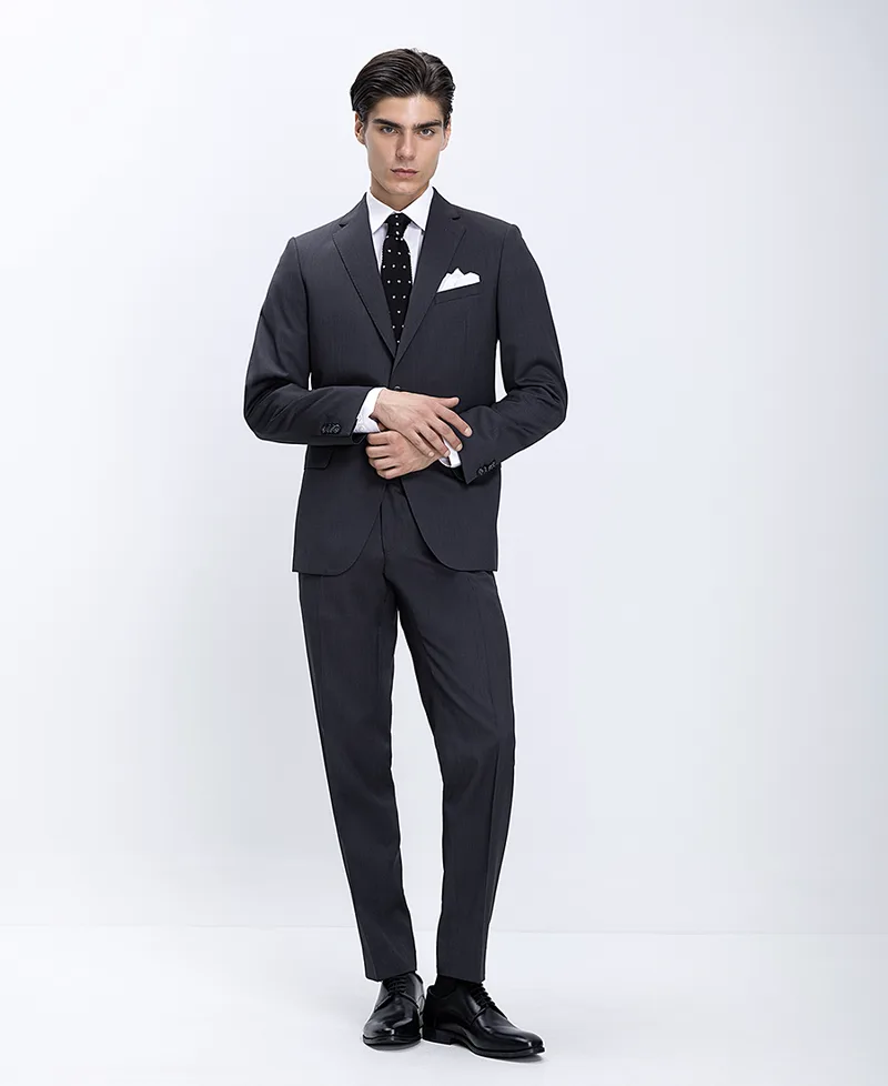 Kaiserhoff Ανδρικό Κοστούμι Slim Fit Με Κλασικό Πέτο