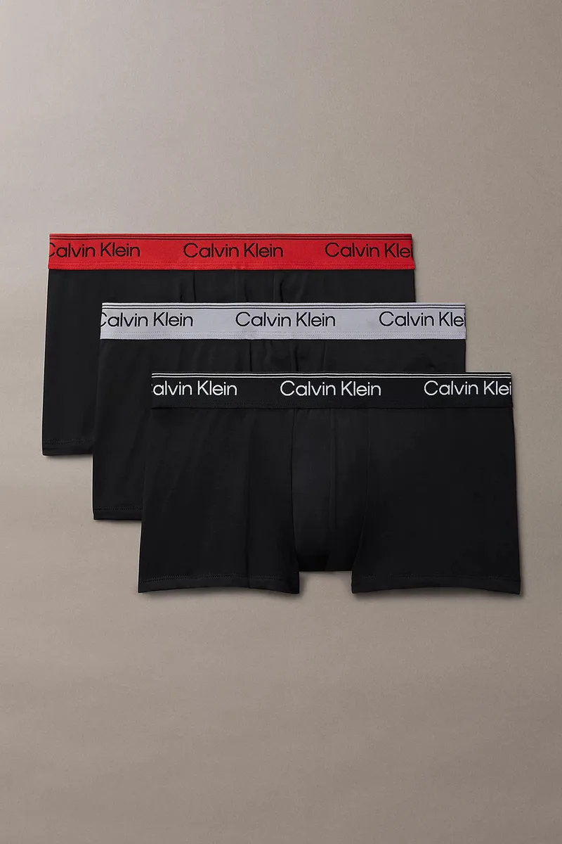 Calvin Klein Ανδρικά μποξεράκια από πολυέστερ ύφασμα-Micro Stretch (Συσκ. 3τμχ)-LV00NB4409-0AZ