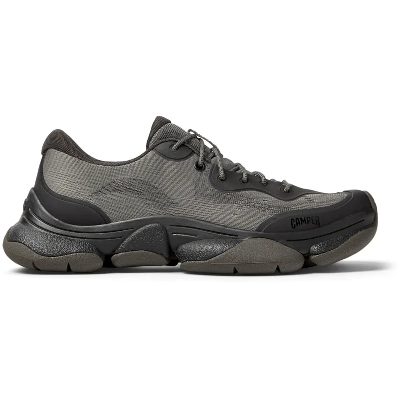 CAMPER Karst 2 - Casual παπούτσια Για Ανδρικα - Γκρι,Μαύρο, Μέγεθος 42, Cotton fabric