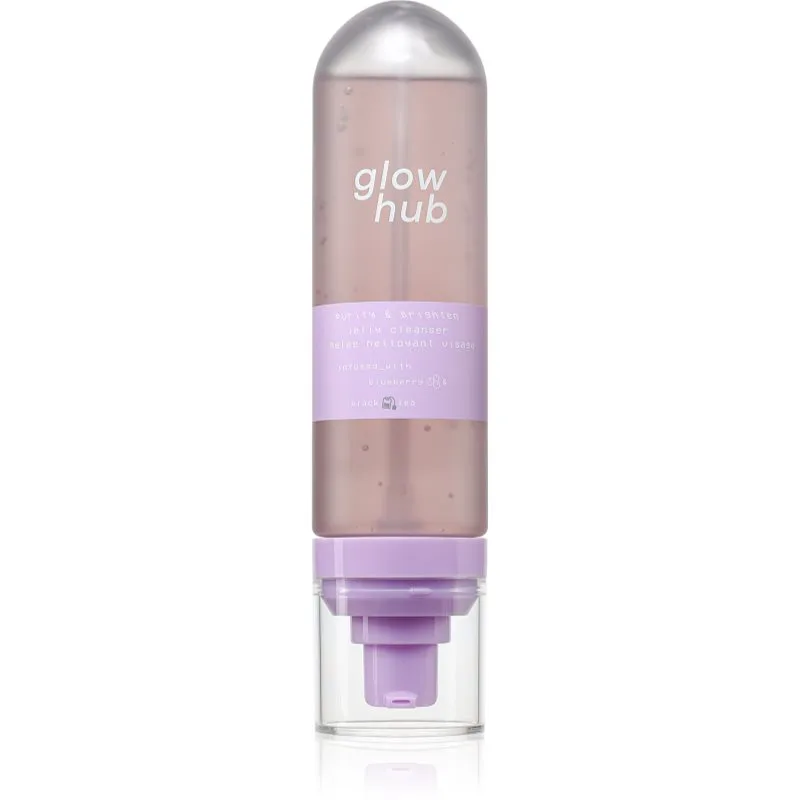 Glow Hub Purify & Brighten τζελ καθαρισμού για λάμψη 120 ml