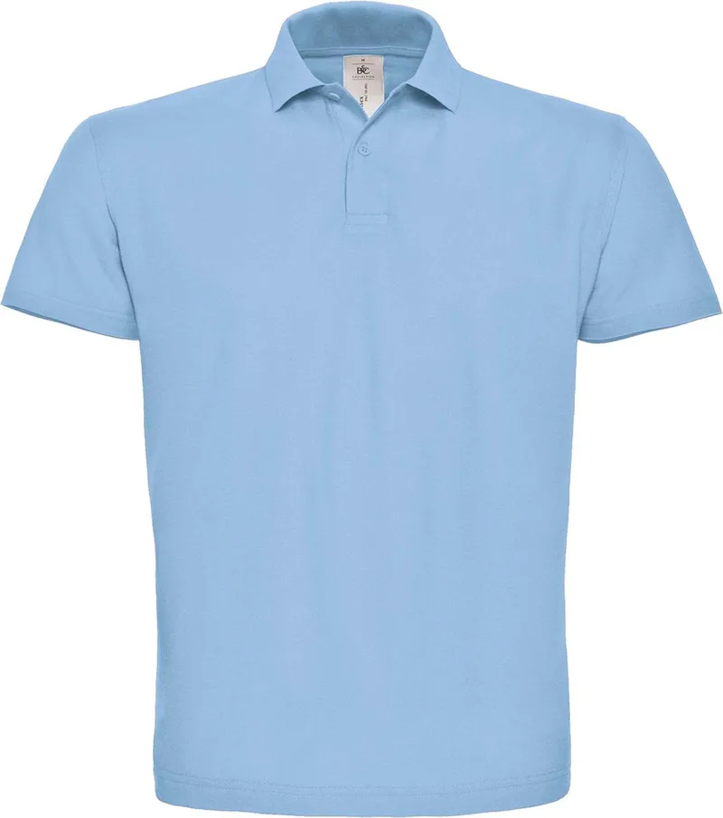 Ανδρική μπλούζα Polo Pique B & C ID.001 Light Blue