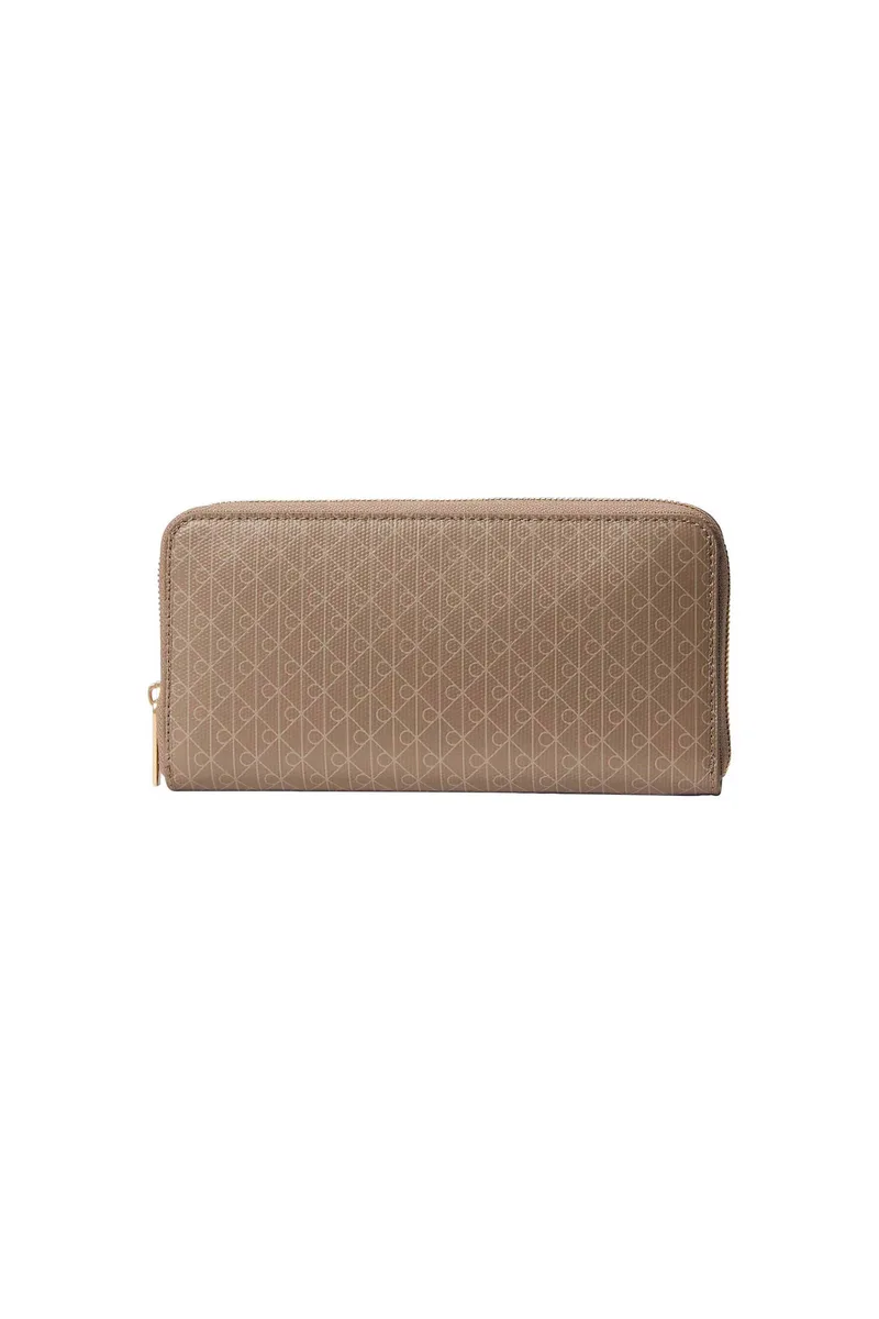 Calvin Klein Jeans γυναικείο πορτοφόλι με all-over monogram - LV04F1155G Μπεζ
