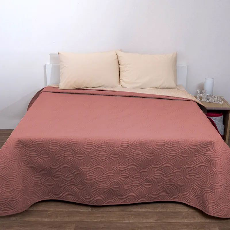 Κουβερλί Μονό 160X230 Viopros Σονικ Σοκολά/Μπεζ (160x230)