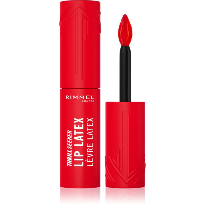 Rimmel Thrill Seeker Lip Latex υγρό κραγιόν απόχρωση 350 Spicy 6 ml