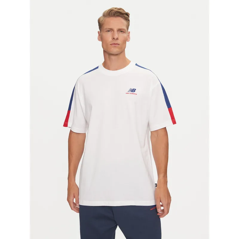 New Balance T-Shirt Classics MT43526NNY Μπλε Relaxed Fit