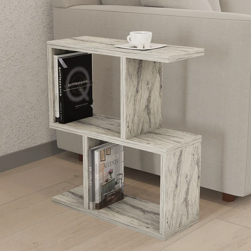 Βοηθητικό Τραπέζι Zet - Freesia Marble 835Puq6355 (45x51,4x17)