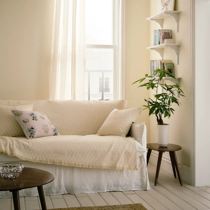 Ριχτάρι Διθέσιου Καναπέ (180x250) Gofis Home Fianna Pollen Yellow 328/04