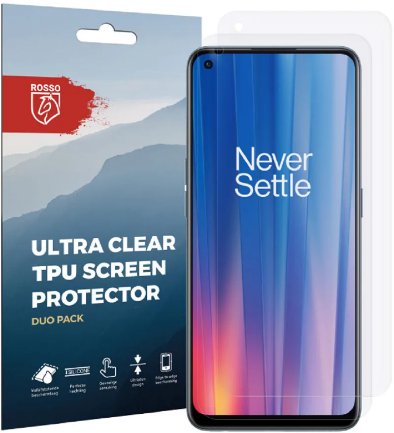 Κόκκινο Ultra Clear Screen Protector - Μεμβράνη Προστασίας Οθόνης - OnePlus Nord CE 2 5G - 2 Τεμάχια (8719246353499)