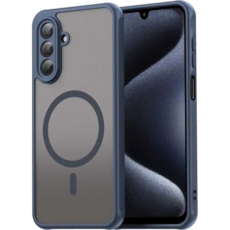 Θήκη Samsung Galaxy A17 Techsuit HaloFrost II MagSafe Σκληρή Ημιδιάφανη με MagSafe - Navy Blue (5949419296039)