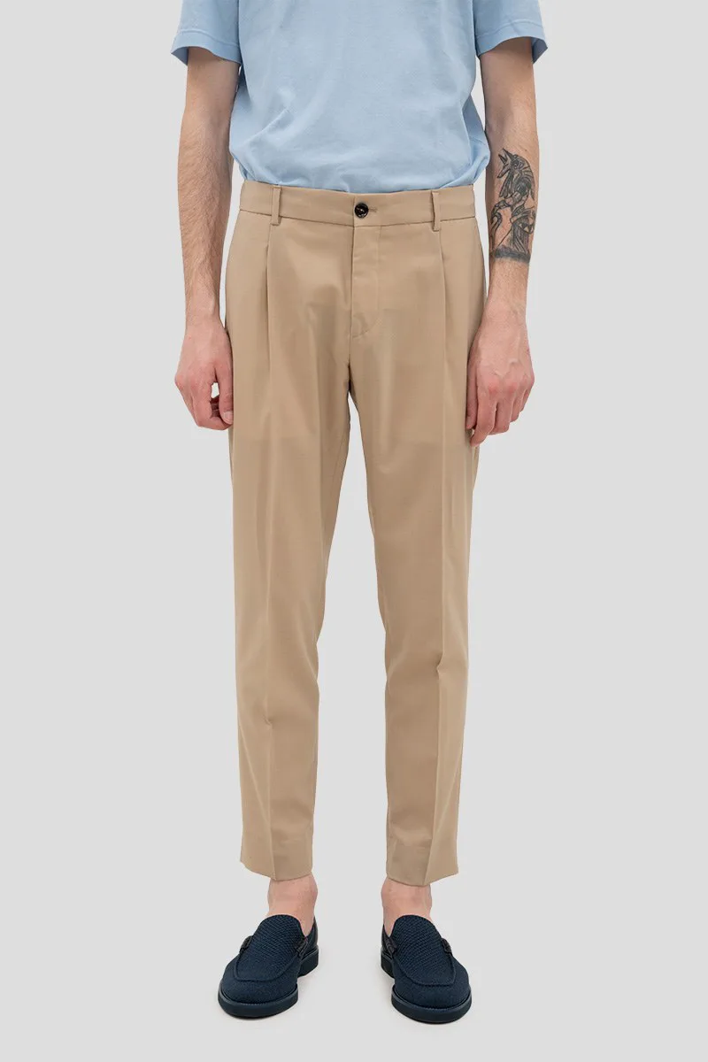 BE ABLE Ανδρικό Μπεζ Riccardo Men's Trousers