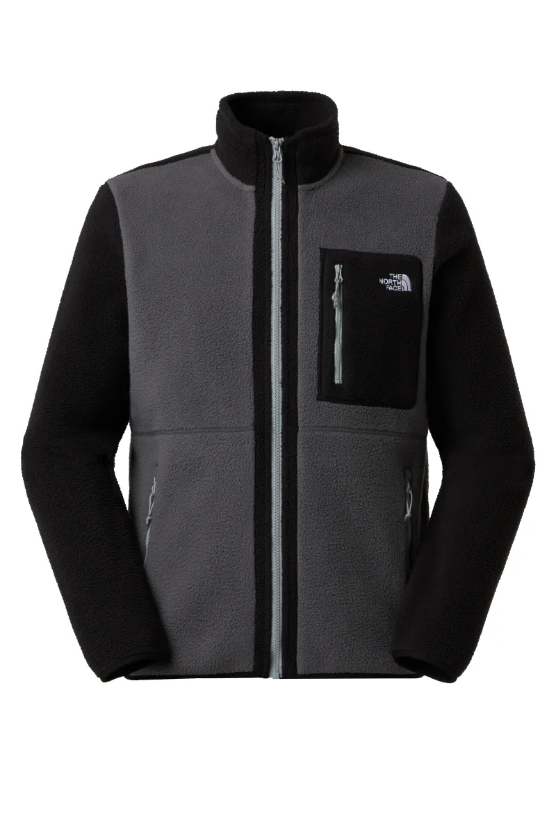 ΑΝΔΡΙΚΟ ΦΟΥΤΕΡ ΖΑΚΕΤΑ FLEECE THE NORTH FACE YUMIORI FULL ZIP ΚΑΝΟΝΙΚΗ ΓΡΑΜΜΗ ΑΝΘΡΑΚΙ/ΓΚΡΙ