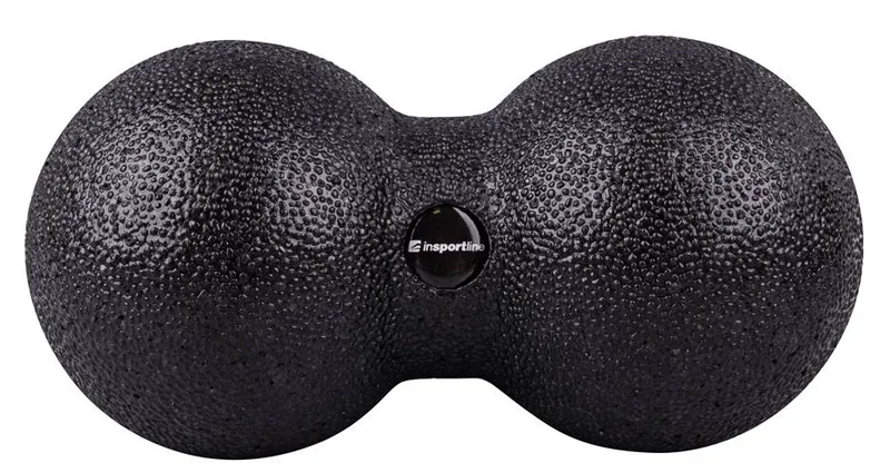 ΔΙΠΛΟ ΜΠΑΛΑΚΙ ΜΑΣΑΖ INSPORTLINE DUOBOL ΜΑΥΡΟ (16 CM)