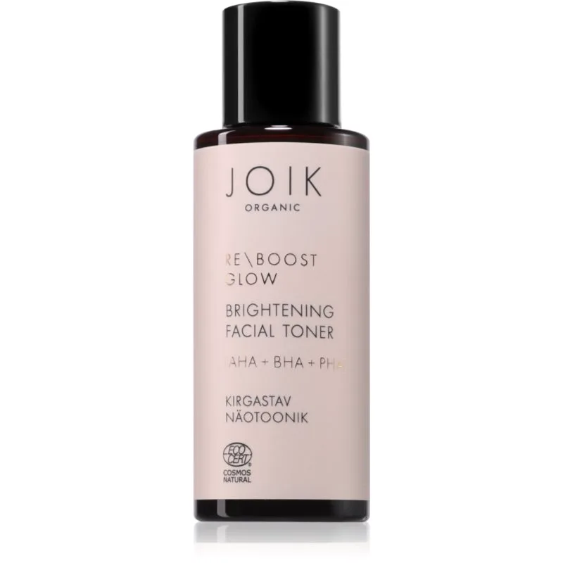 JOIK Organic Re-Boost Glow ενυδατικό τονωτικό με απολεπιστική δράση 100 ml