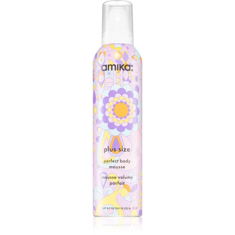 amika Plus Size αφρός για τα μαλλιά για όγκο και σχήμα 252 ml