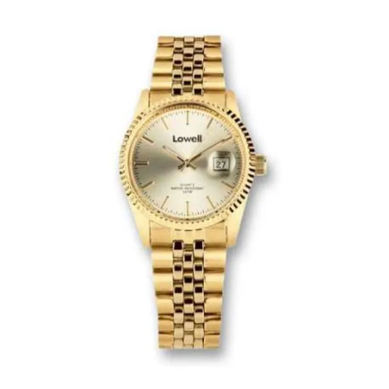Ρολόι Γυναικείο Κίτρινο Stainless Steel Bracelet Lowell κωδ PL4600-66