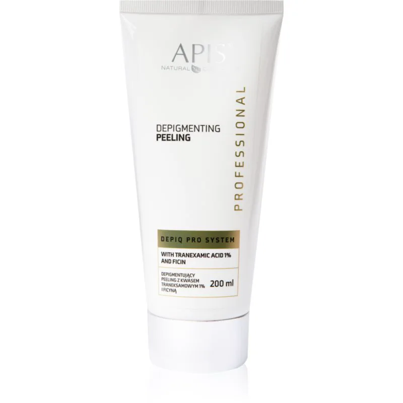 Apis Natural Cosmetics Depiq Pro System απαλό Scrub για την αντιμετώπιση των καφέ κηλίδων 200 ml