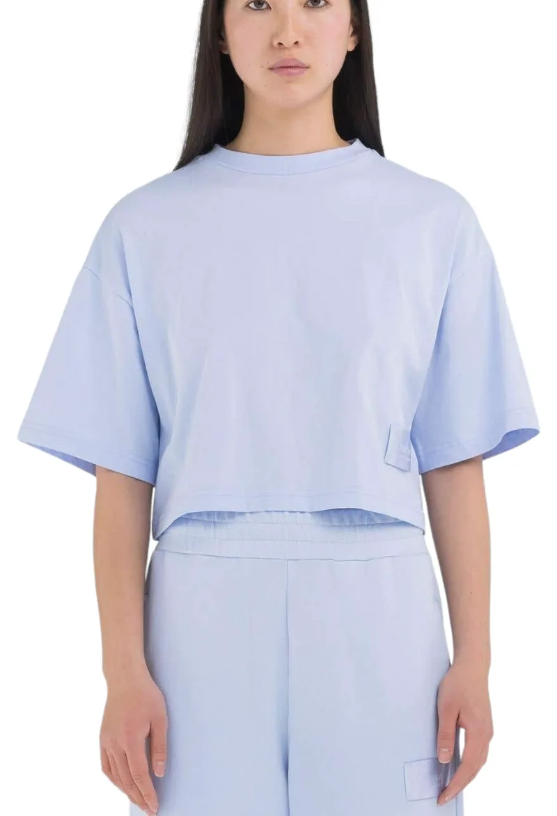 Μπλούζα Κοντομάνικη Replay Piece Dyed Heavy W3798M.000.23608P-667-BRIGHT PERIWINKLE Γυναικείο