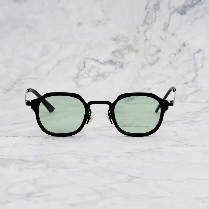 MORGAN 42EP5M - MORGAN - MATT BLACK & MATT BLACK - LIGHT GREEN Sunglasses | Matt Black & Matt Black - Light Green | Matt Black & Matt Black - Light Green Shades | Explicit Poets Sunglasses