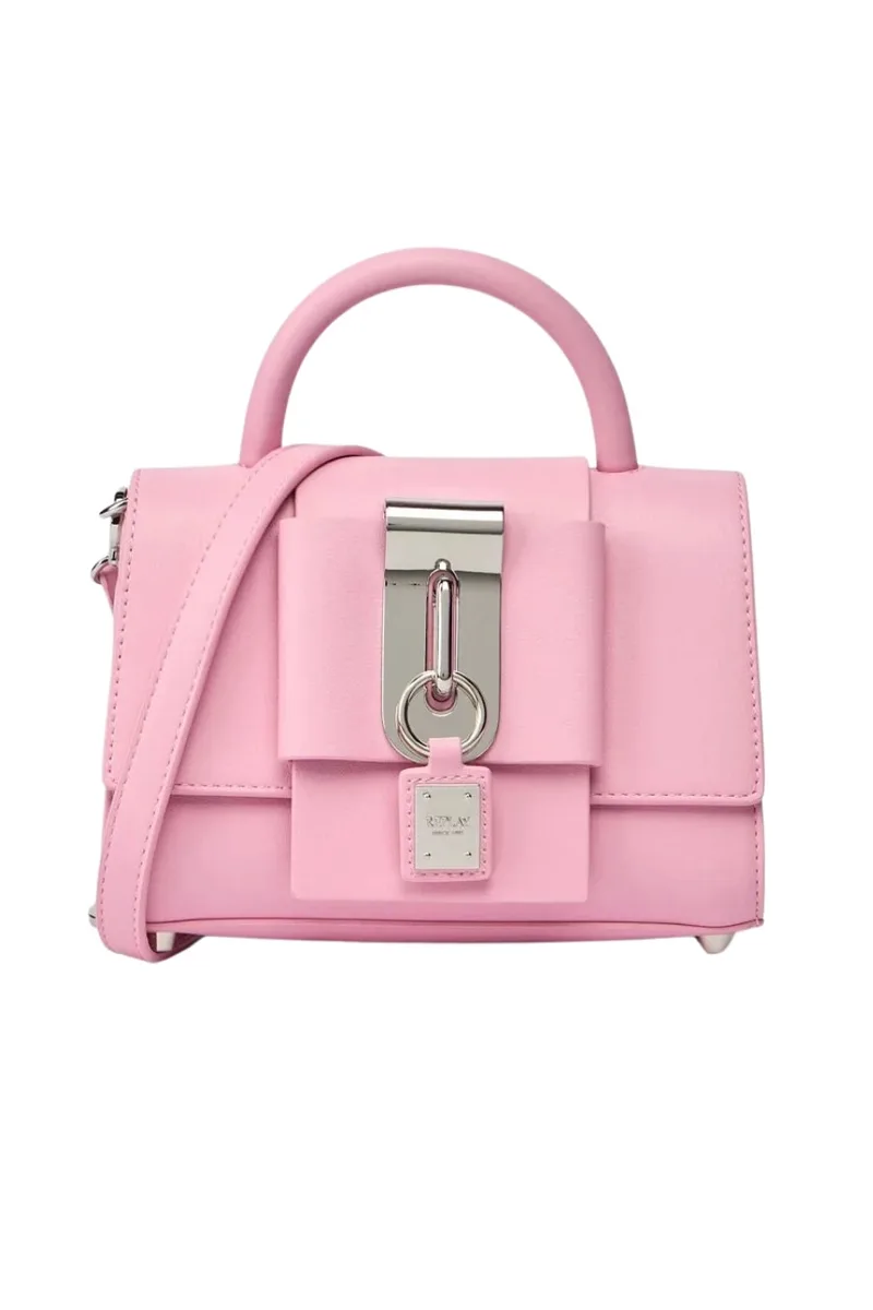 Replay Crossbody Τσάντα Ροζ με Λουκέτο-FW3874.000.A0500D-PINK