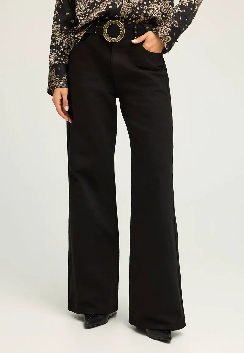 Γυναικείο wide leg τζιν παντελόνι