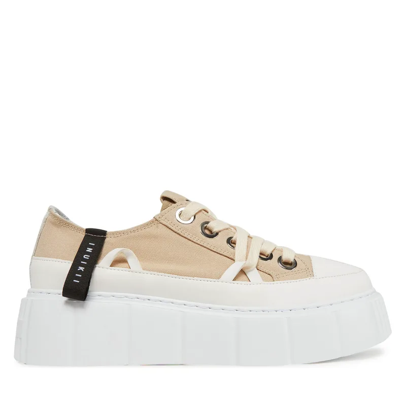 Sneakers Inuikii Matilda Canvas Low 30102-025 Μπεζ