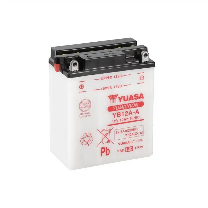Μπαταρία Μοτοσυκλέτας YUASA YB12A-A 12V 12Ah Χ/ΥΓΡΑ