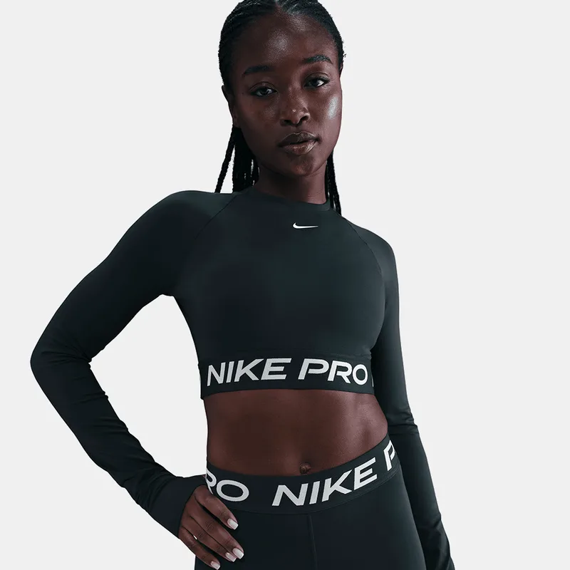 Nike Pro Dri-Fit 365 Γυναικεία Cropped Μπλούζα με Μακρύ Μανίκι (9000233782_86870)