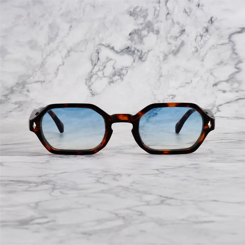 STEPH 18EP5 - STEPH - TORTOISE - GRADIENT BLUE Sunglasses | Tortoise | Gradient Blue Shades | Explicit Poets Sunglasses