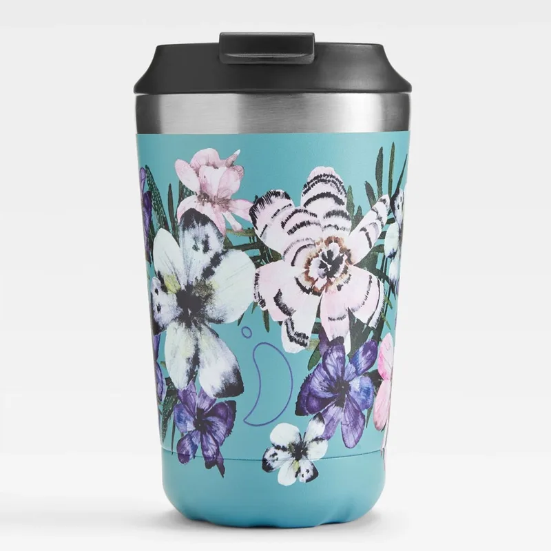 Ποτήρι Θερμός 340ml Chilly's Original's Series Feathered Florals