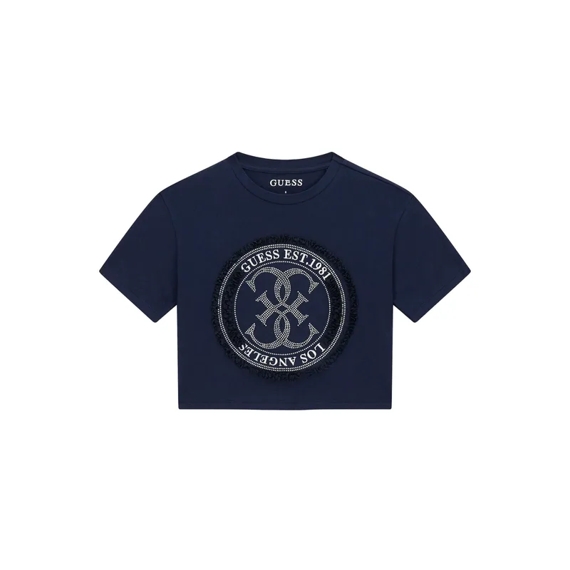 Guess T-Shirt J6GI07 K6YW4 Σκούρο μπλε Relaxed Fit
