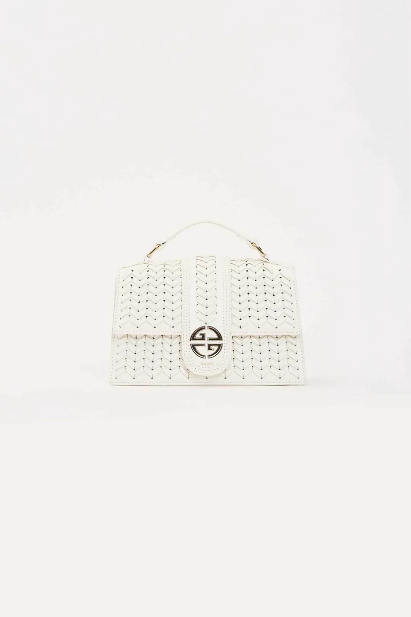 Gaudi γυναικεία τσάντα crossbody "Glenda" - V6AE-12862 Λευκό