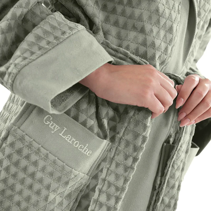Μπουρνούζι Με Κουκούλα Guy Laroche Tokyo Khaki