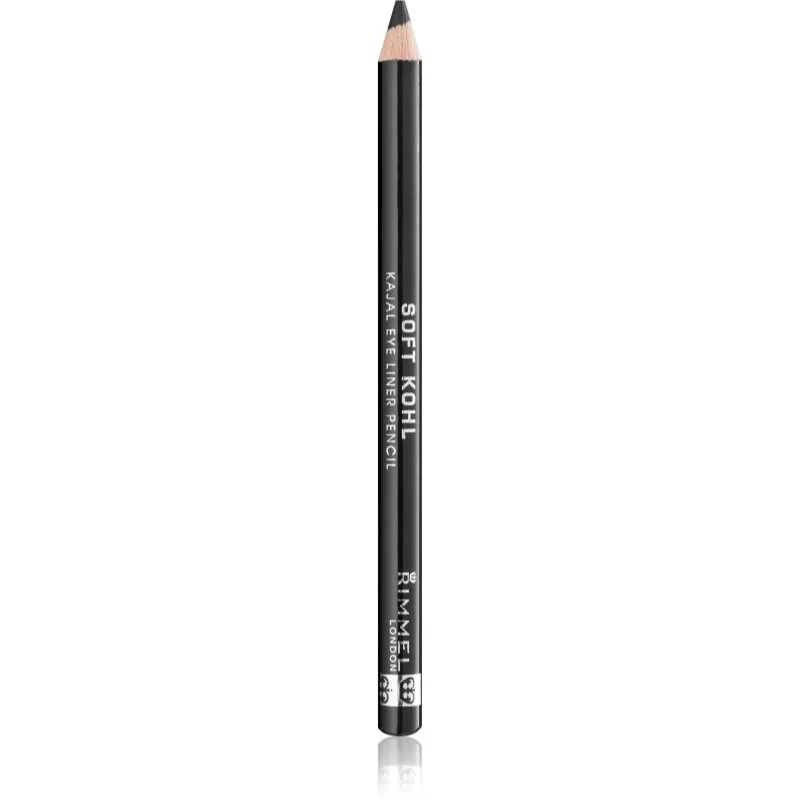 Rimmel Soft Kohl λάινερ μολύβι για τα μάτια απόχρωση 061 Jet Black 1,2 γρ