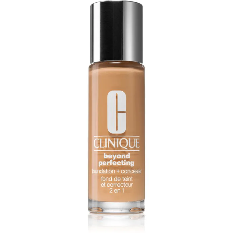 Clinique Beyond Perfecting™ Foundation + Concealer μεικ απ και διορθωτής 2 σε 1 απόχρωση 14 Vanilla 30 ml