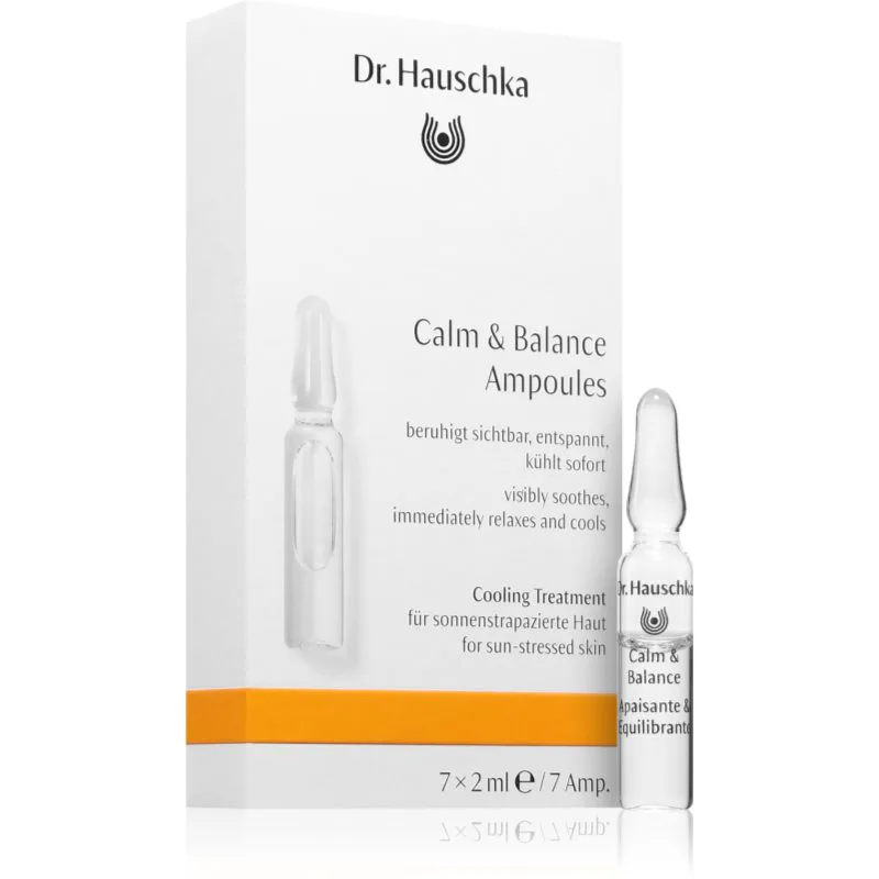 Dr. Hauschka Facial Care εντατικά καταπραϋντική φροντίδα για ευαίσθητη επιδερμίδα 7x2 ml