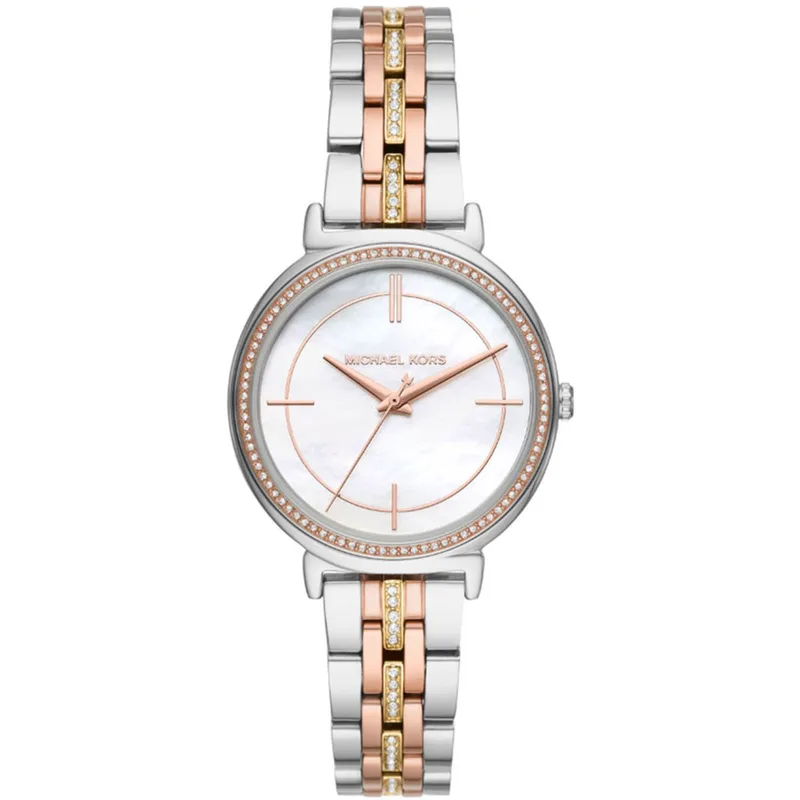 MICHAEL KORS Cinthia Crystals Two Tone Stainless Steel Bracelet MK3927