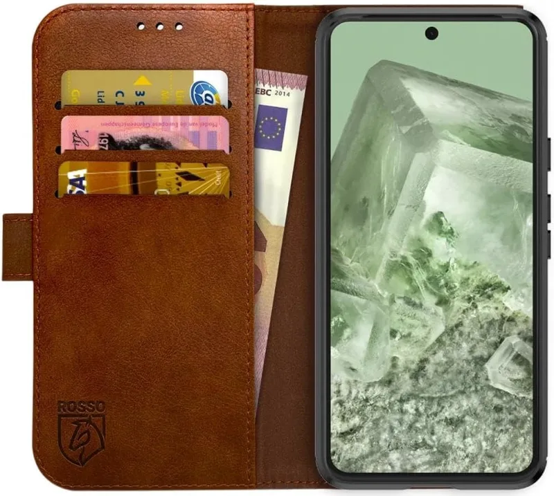 Κόκκινο Element PU Θήκη Πορτοφόλι Google Pixel 8 - Brown (8719246390500)