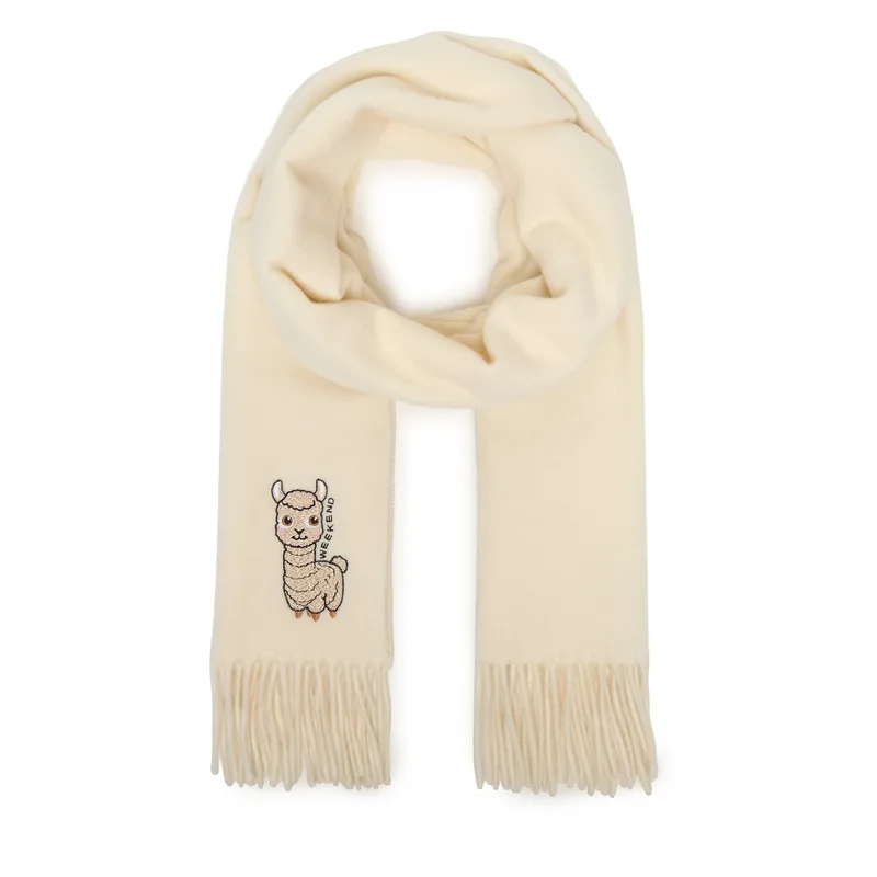 Κασκόλ Weekend Max Mara Fascia 2615541034 Εκρού